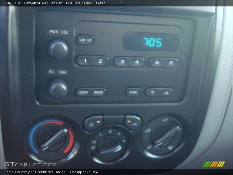 Fire Red / Dark Pewter 2006 GMC Canyon SL Regular Cab