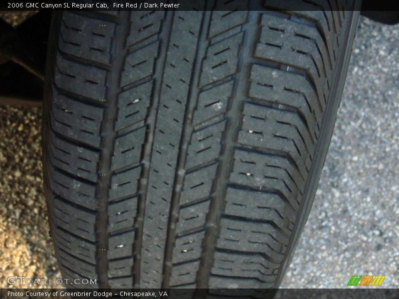 Fire Red / Dark Pewter 2006 GMC Canyon SL Regular Cab