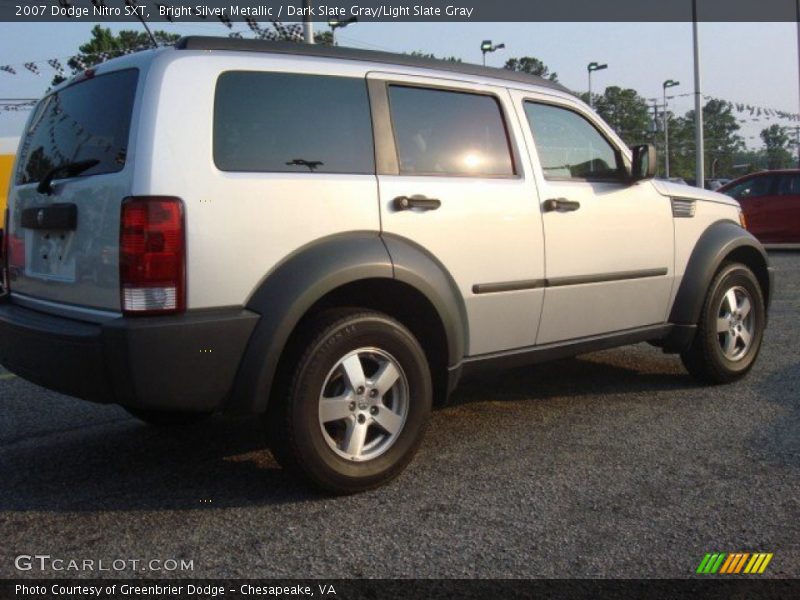 Bright Silver Metallic / Dark Slate Gray/Light Slate Gray 2007 Dodge Nitro SXT
