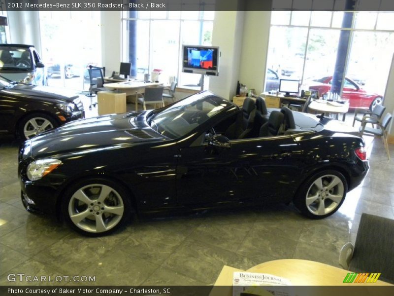 Black / Black 2012 Mercedes-Benz SLK 350 Roadster