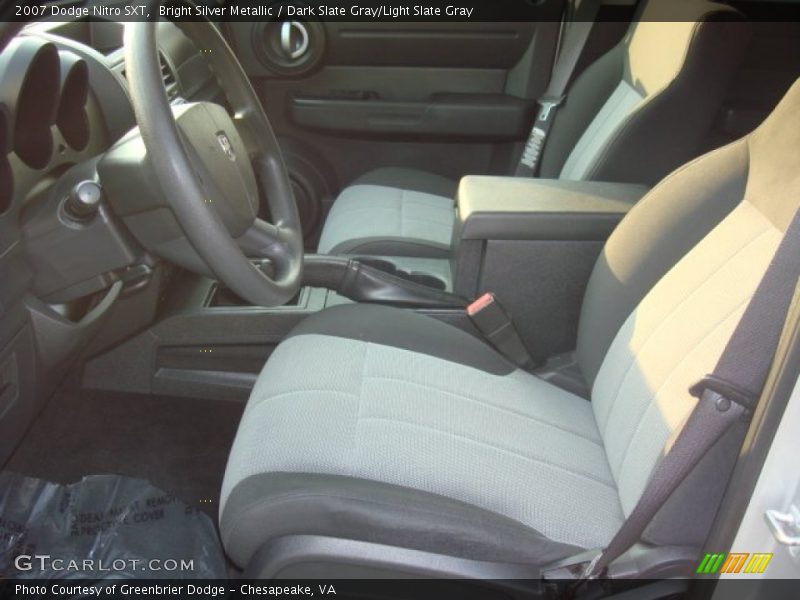 Bright Silver Metallic / Dark Slate Gray/Light Slate Gray 2007 Dodge Nitro SXT