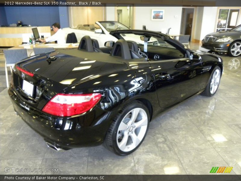 Black / Black 2012 Mercedes-Benz SLK 350 Roadster