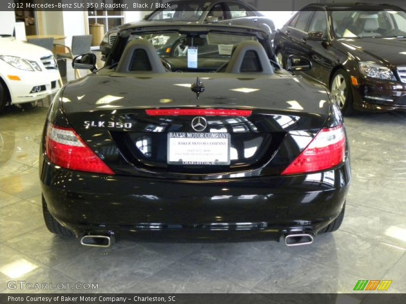 Black / Black 2012 Mercedes-Benz SLK 350 Roadster