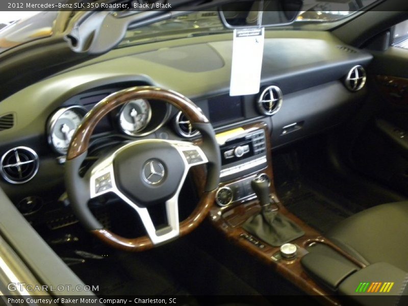 Black / Black 2012 Mercedes-Benz SLK 350 Roadster