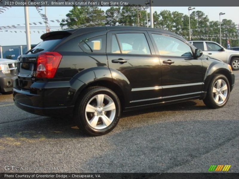 Brilliant Black Crystal Pearl / Dark Slate Gray 2010 Dodge Caliber SXT