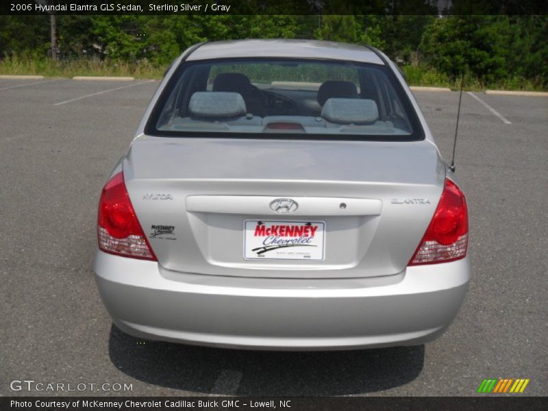 Sterling Silver / Gray 2006 Hyundai Elantra GLS Sedan