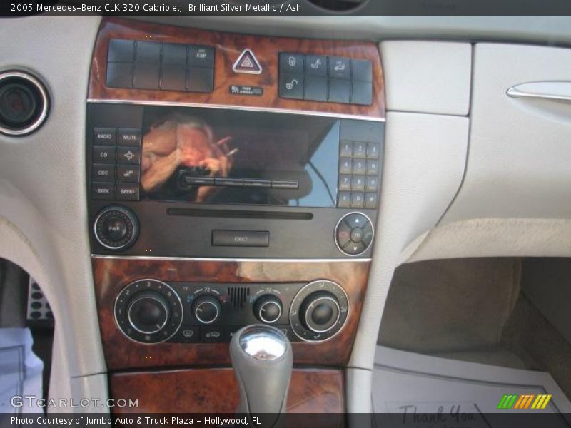Brilliant Silver Metallic / Ash 2005 Mercedes-Benz CLK 320 Cabriolet