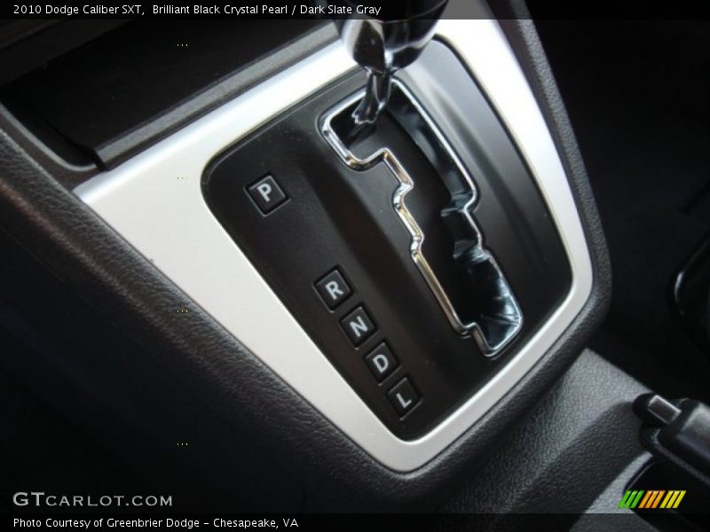 Brilliant Black Crystal Pearl / Dark Slate Gray 2010 Dodge Caliber SXT