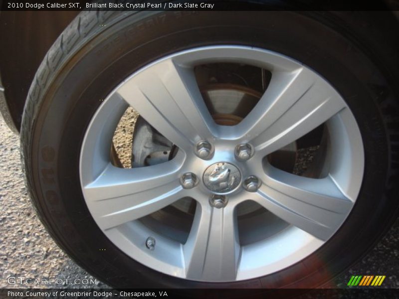 Brilliant Black Crystal Pearl / Dark Slate Gray 2010 Dodge Caliber SXT