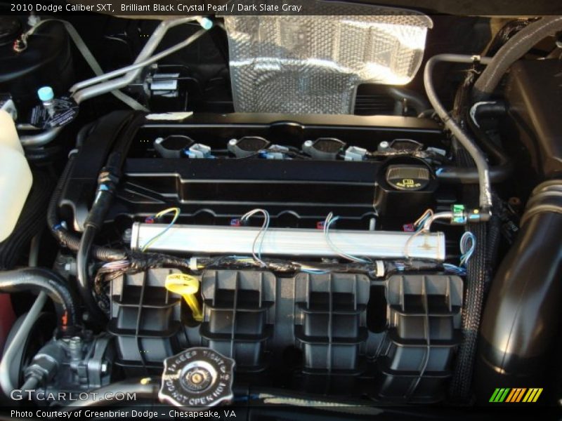 Brilliant Black Crystal Pearl / Dark Slate Gray 2010 Dodge Caliber SXT
