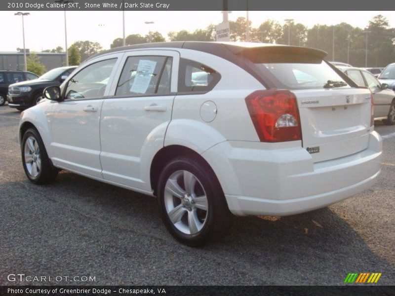 Stone White / Dark Slate Gray 2010 Dodge Caliber SXT