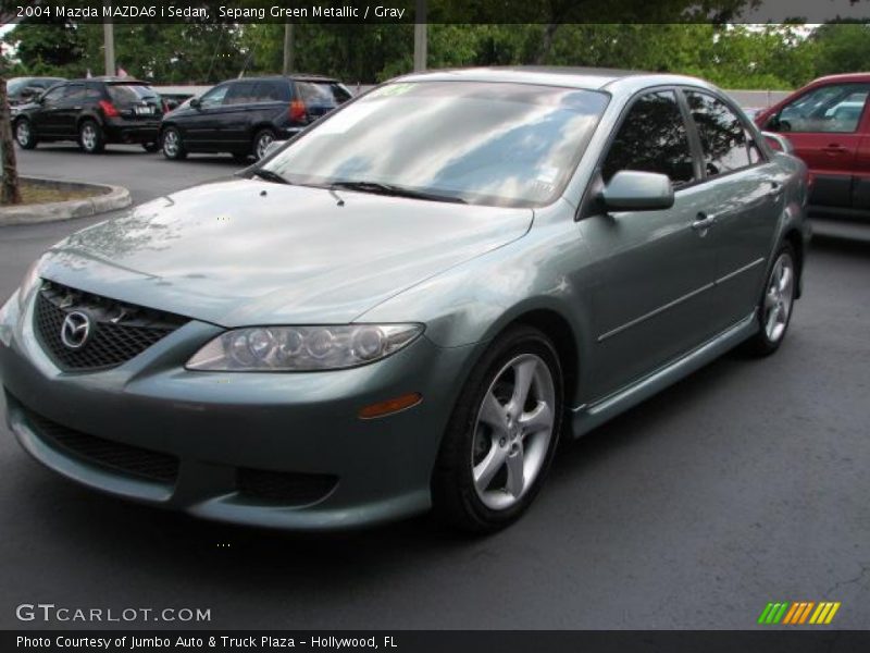 Sepang Green Metallic / Gray 2004 Mazda MAZDA6 i Sedan