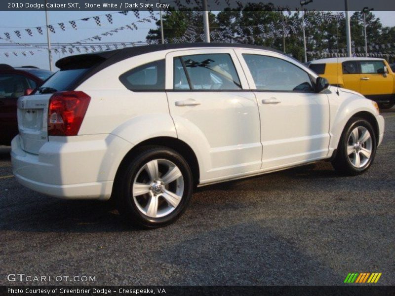 Stone White / Dark Slate Gray 2010 Dodge Caliber SXT