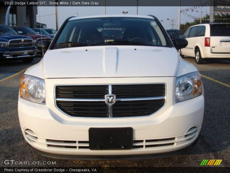 Stone White / Dark Slate Gray 2010 Dodge Caliber SXT