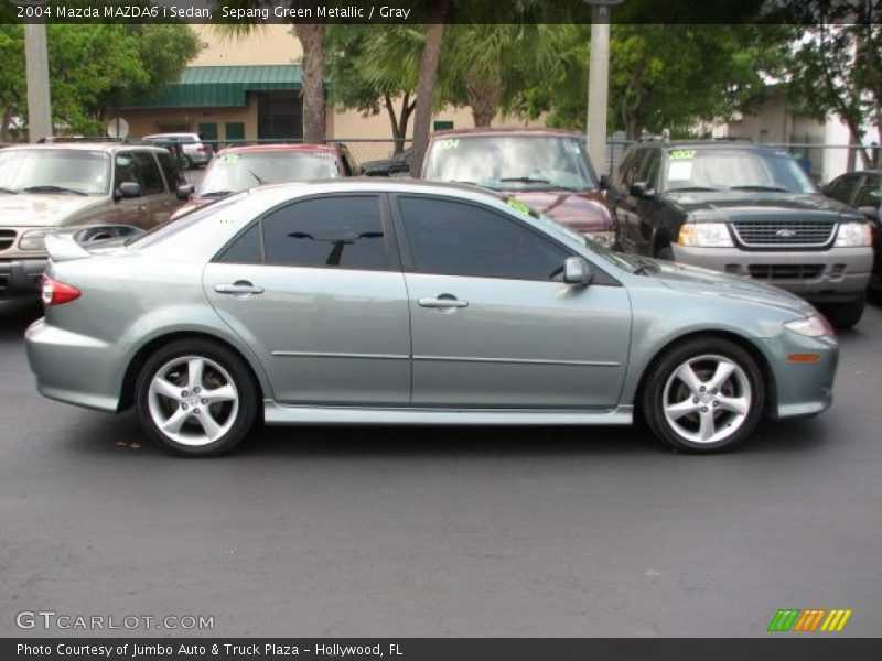 Sepang Green Metallic / Gray 2004 Mazda MAZDA6 i Sedan