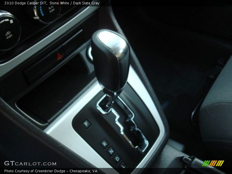 Stone White / Dark Slate Gray 2010 Dodge Caliber SXT