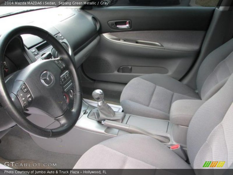 Sepang Green Metallic / Gray 2004 Mazda MAZDA6 i Sedan
