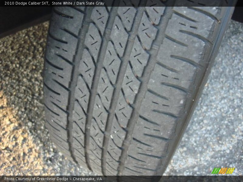 Stone White / Dark Slate Gray 2010 Dodge Caliber SXT