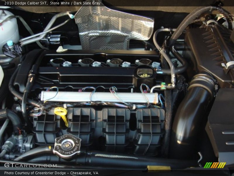 Stone White / Dark Slate Gray 2010 Dodge Caliber SXT