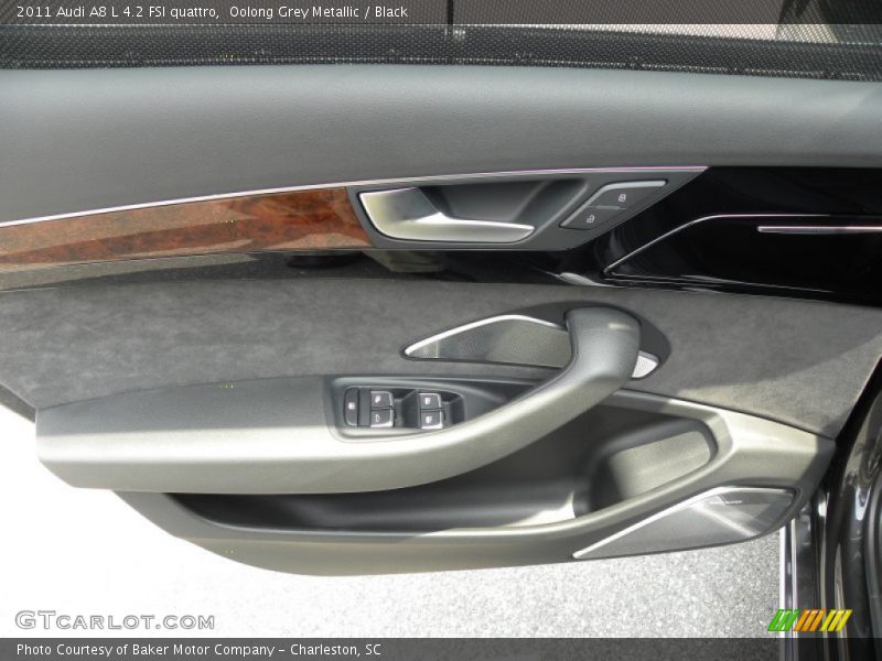 Oolong Grey Metallic / Black 2011 Audi A8 L 4.2 FSI quattro