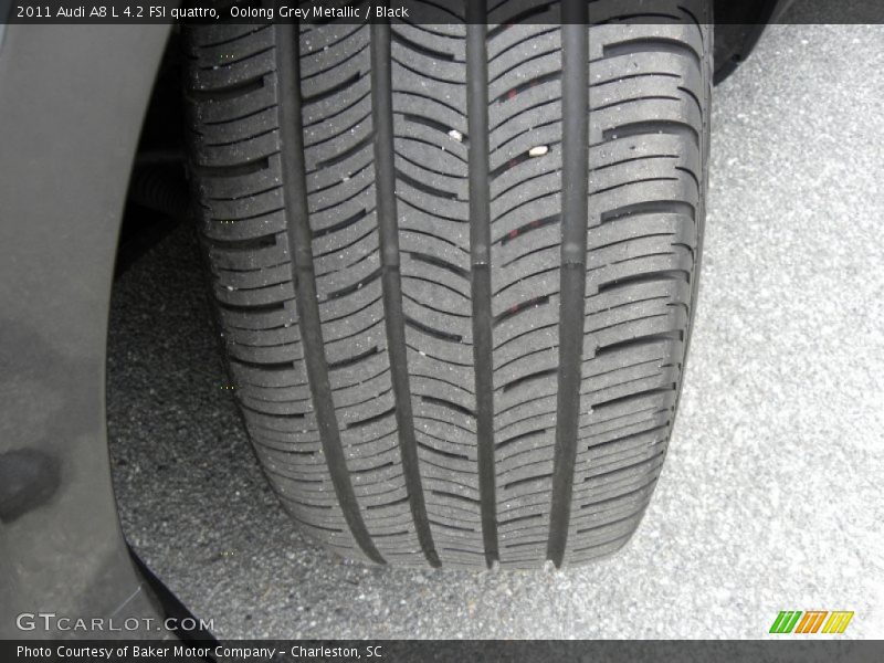 Oolong Grey Metallic / Black 2011 Audi A8 L 4.2 FSI quattro