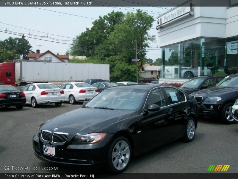 Jet Black / Black 2008 BMW 3 Series 335xi Sedan