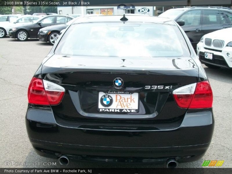 Jet Black / Black 2008 BMW 3 Series 335xi Sedan