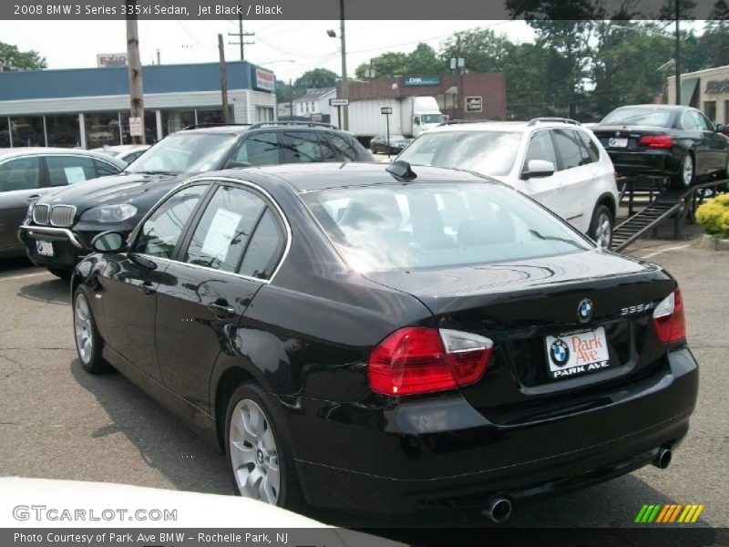 Jet Black / Black 2008 BMW 3 Series 335xi Sedan