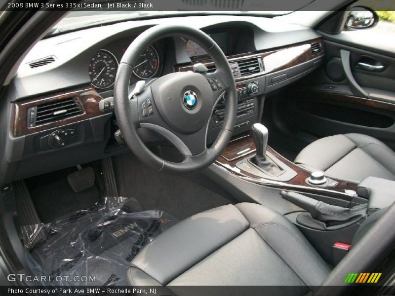 Jet Black / Black 2008 BMW 3 Series 335xi Sedan