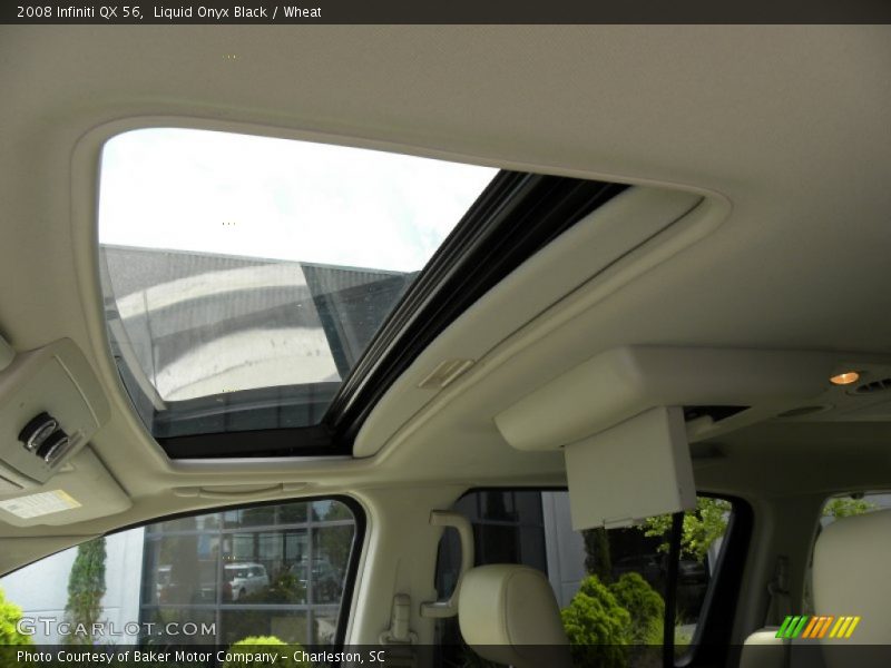 Liquid Onyx Black / Wheat 2008 Infiniti QX 56