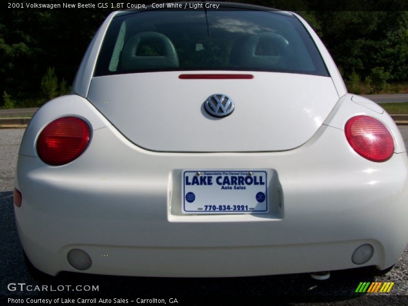 Cool White / Light Grey 2001 Volkswagen New Beetle GLS 1.8T Coupe
