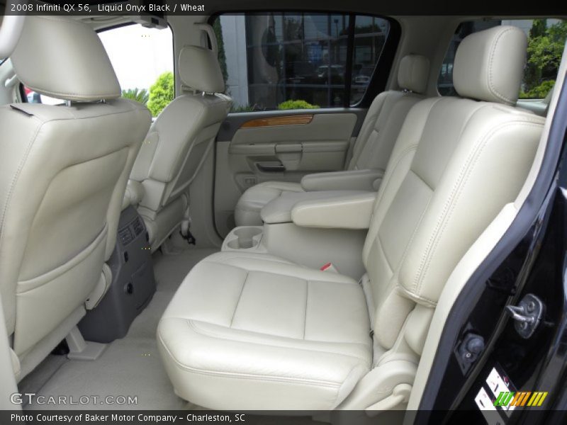 Liquid Onyx Black / Wheat 2008 Infiniti QX 56