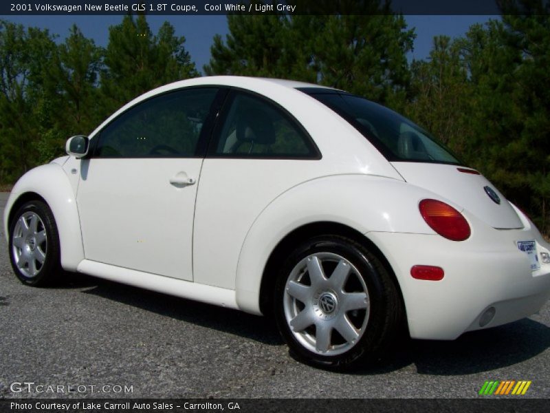 Cool White / Light Grey 2001 Volkswagen New Beetle GLS 1.8T Coupe