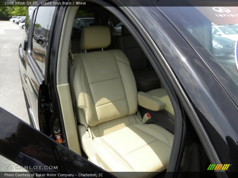 Liquid Onyx Black / Wheat 2008 Infiniti QX 56