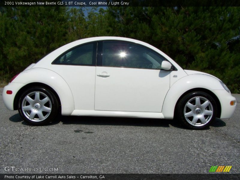 Cool White / Light Grey 2001 Volkswagen New Beetle GLS 1.8T Coupe