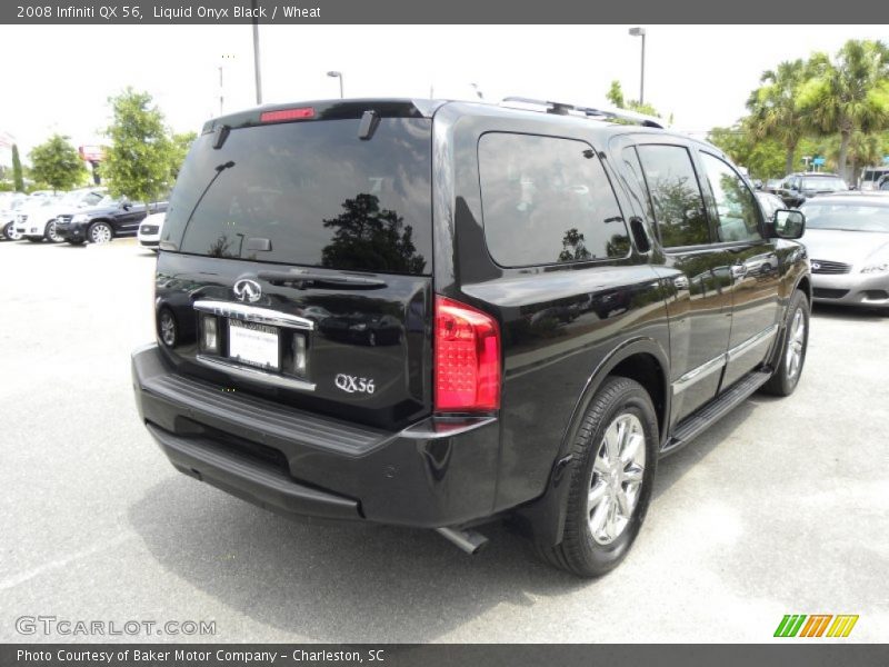 Liquid Onyx Black / Wheat 2008 Infiniti QX 56