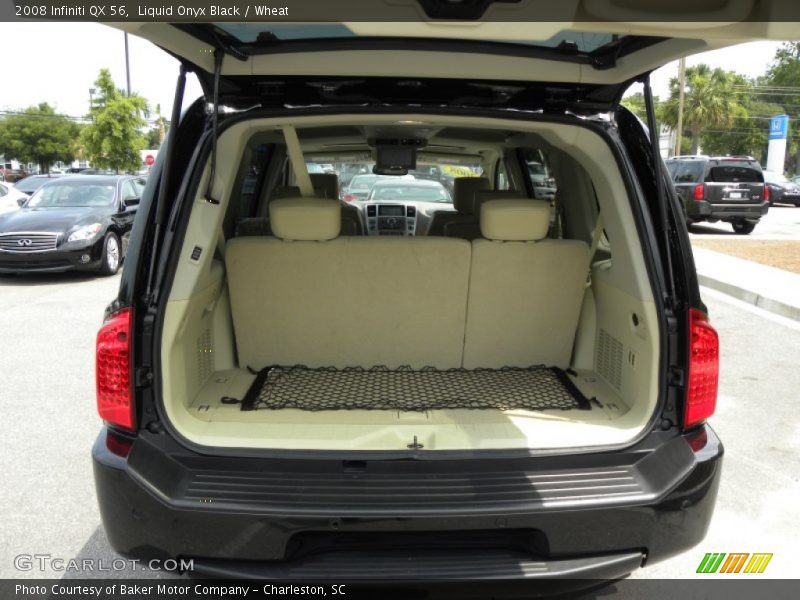 Liquid Onyx Black / Wheat 2008 Infiniti QX 56