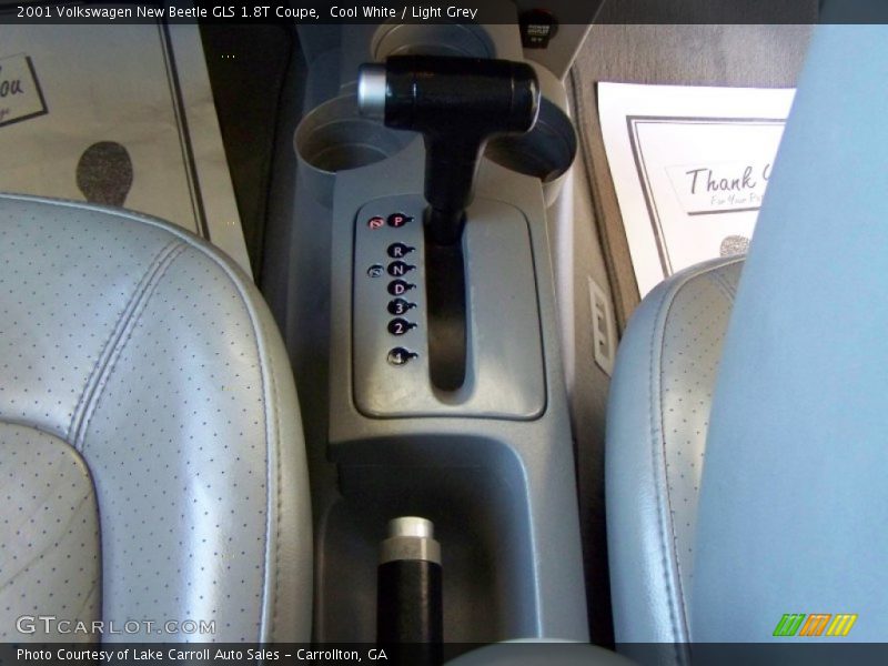 Cool White / Light Grey 2001 Volkswagen New Beetle GLS 1.8T Coupe