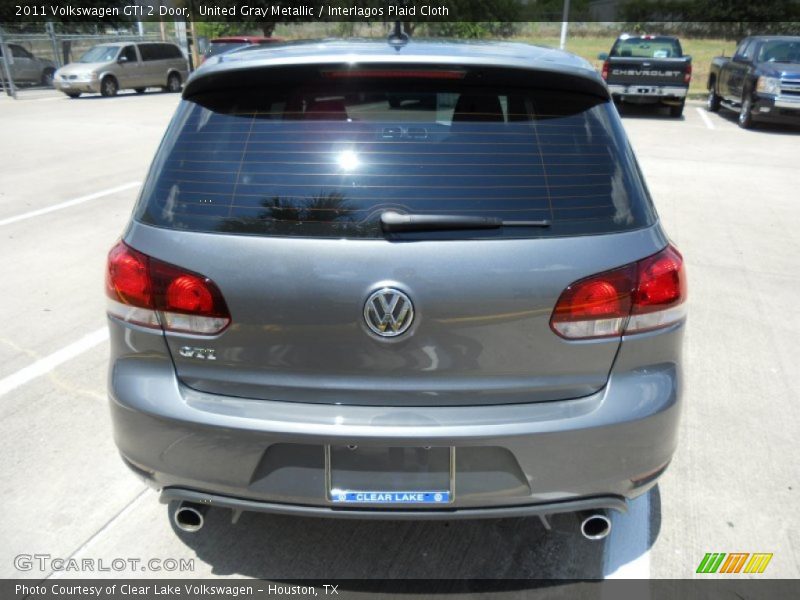 United Gray Metallic / Interlagos Plaid Cloth 2011 Volkswagen GTI 2 Door