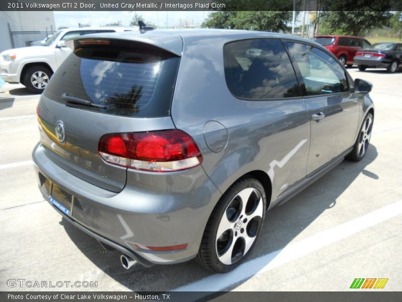 United Gray Metallic / Interlagos Plaid Cloth 2011 Volkswagen GTI 2 Door