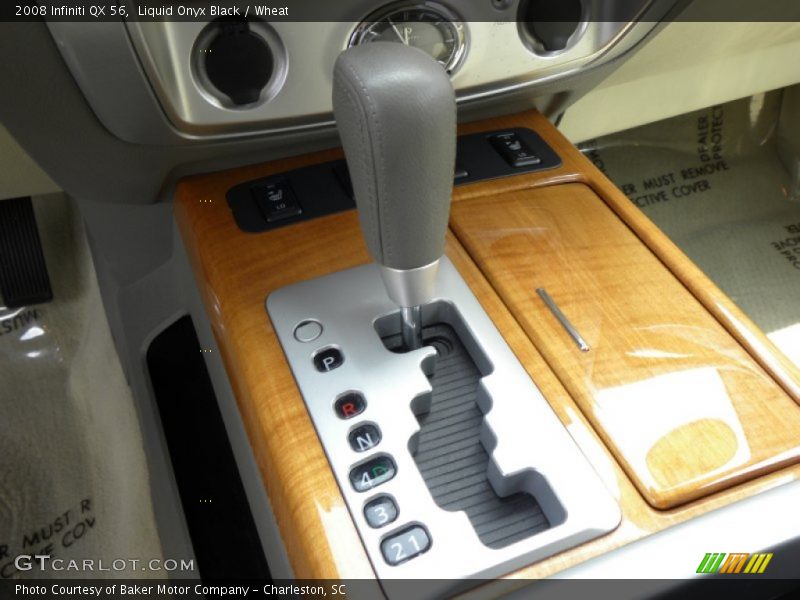 Liquid Onyx Black / Wheat 2008 Infiniti QX 56