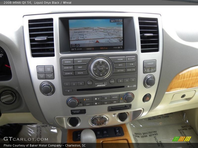 Liquid Onyx Black / Wheat 2008 Infiniti QX 56