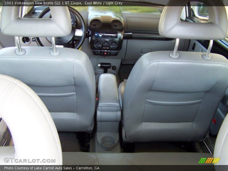 Cool White / Light Grey 2001 Volkswagen New Beetle GLS 1.8T Coupe