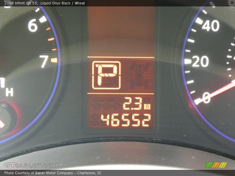 Liquid Onyx Black / Wheat 2008 Infiniti QX 56