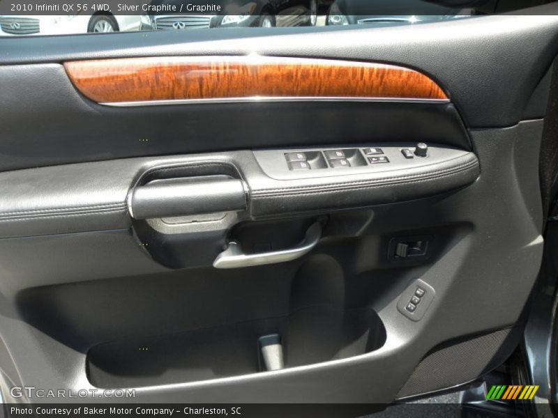 Silver Graphite / Graphite 2010 Infiniti QX 56 4WD