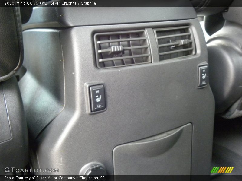 Silver Graphite / Graphite 2010 Infiniti QX 56 4WD