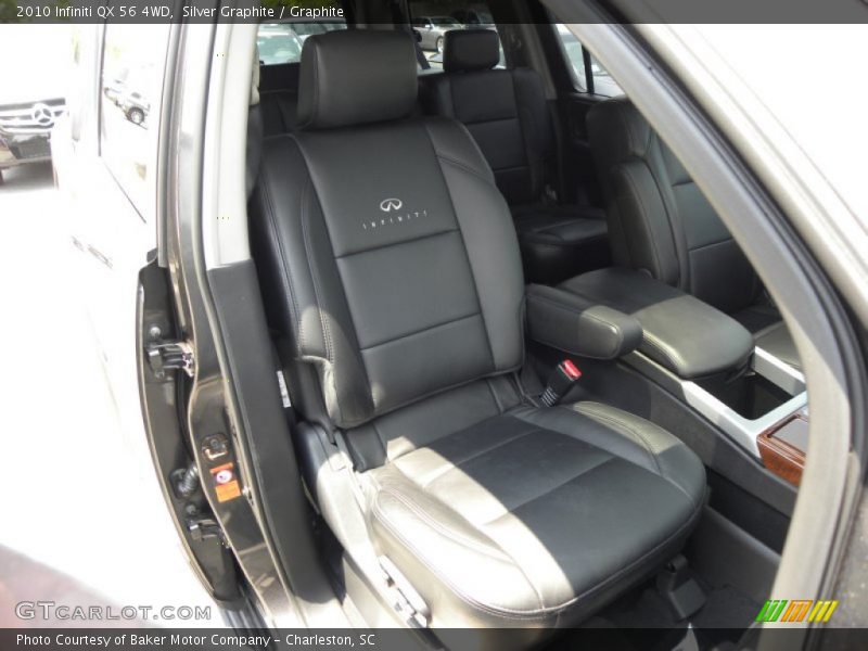 Silver Graphite / Graphite 2010 Infiniti QX 56 4WD
