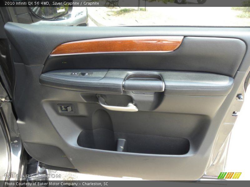 Silver Graphite / Graphite 2010 Infiniti QX 56 4WD
