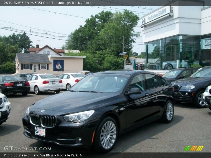 Jet Black / Black 2010 BMW 5 Series 535i Gran Turismo