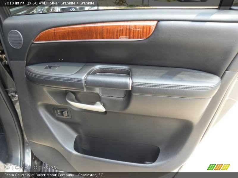 Silver Graphite / Graphite 2010 Infiniti QX 56 4WD